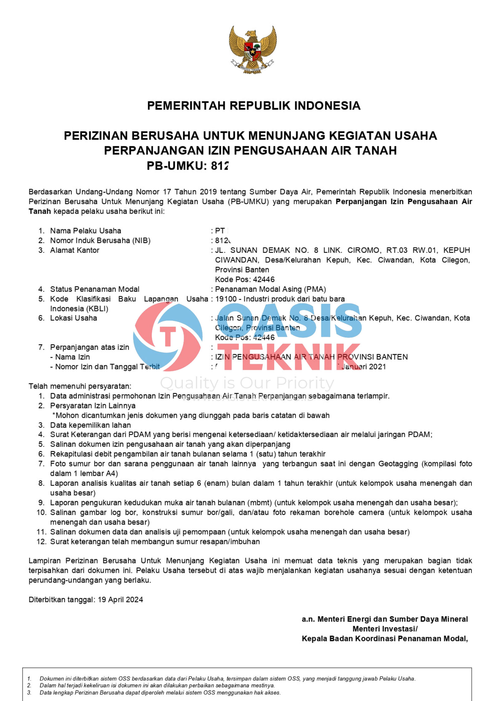 Jasa Perizinan SIP & SIPA