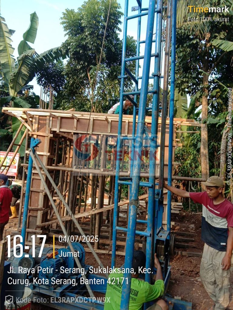 Proyek Sumur Bor Kelurahan Sukalaksana, Kecamatan Curug, Kota Serang