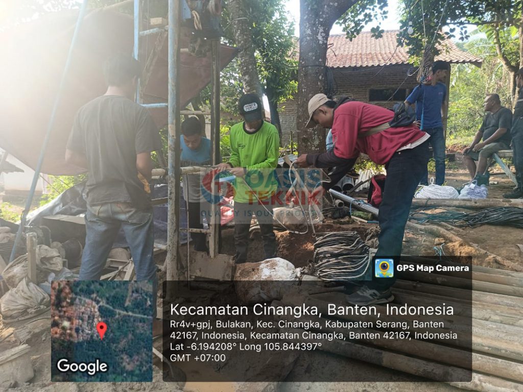Proyek Sumur Bor di Ds. Bulakan Kec. Cinangka Kab. Serang