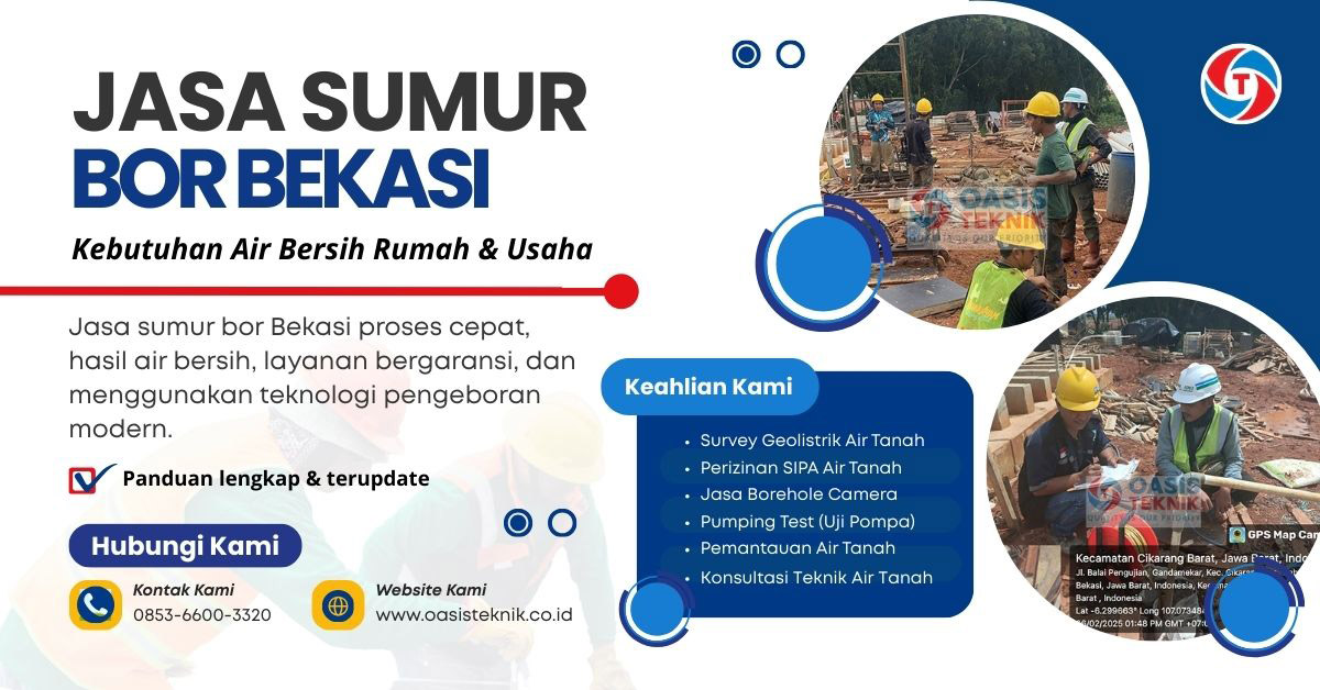 jasa sumur bor bekasi