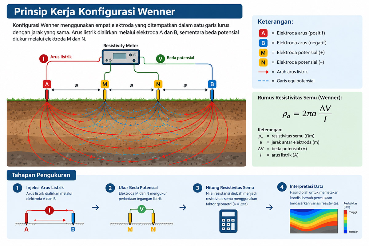 konfigurasi geolistrik menner